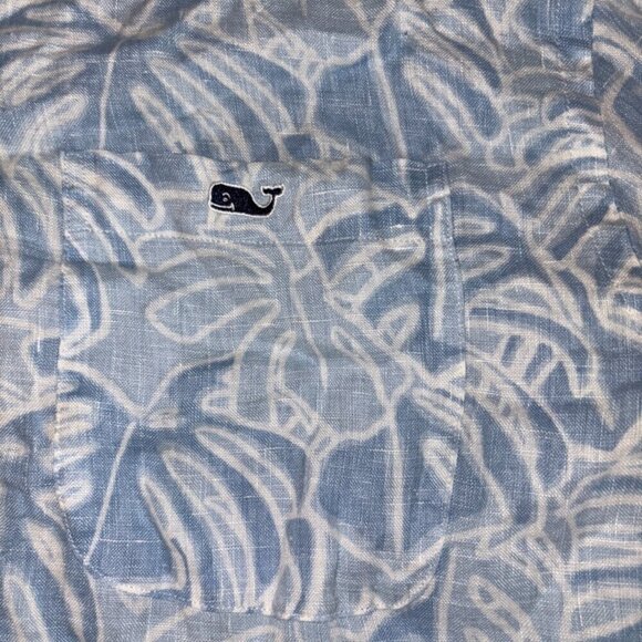 Vineyard Vines Men's Tucker Shirt Button Up Long Sleeve 100% Linen - Large - Picture 3 of 9